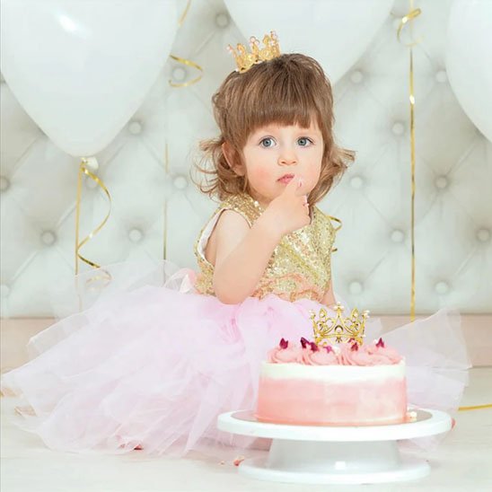 Mini couronne en or Decoration gateau