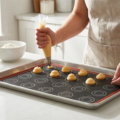 Petits gâteaux sur Tapis de cuisson face double