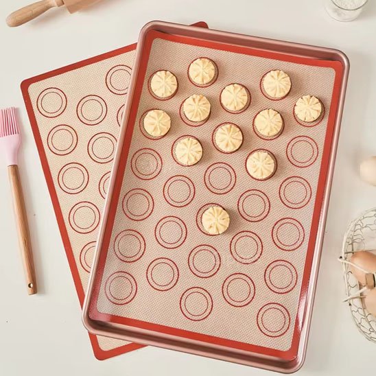 Biscuits sur Tapis de cuisson