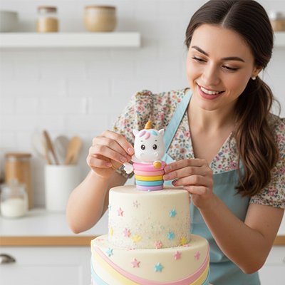 Décoration gateau  avec chat