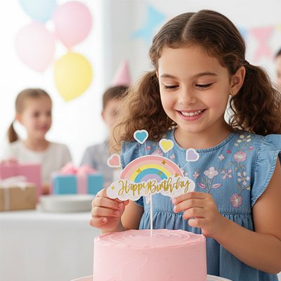  Design Arc en ciel pour Décoration gateau anniversaire 