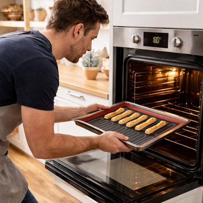  Éclaires sur Tapis de cuisson simple au four