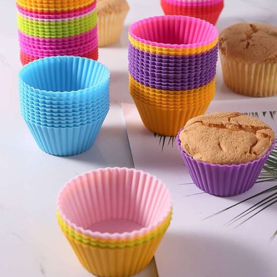  Empilage de différentes couleurs de Moule silicone 