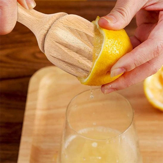  Extraction jus citron avec Presse agrume 