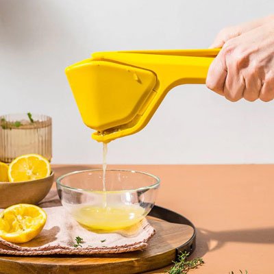  Extraction jus orange avec Presse citron manuel jaune