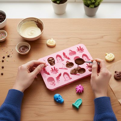  Fabrication bonbon, biscuit avec Moules en silicone
