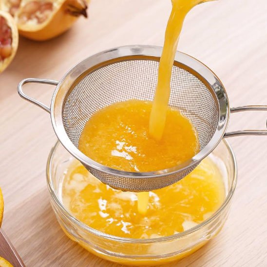  Filtratrage jus d'orange  avec Passoire 