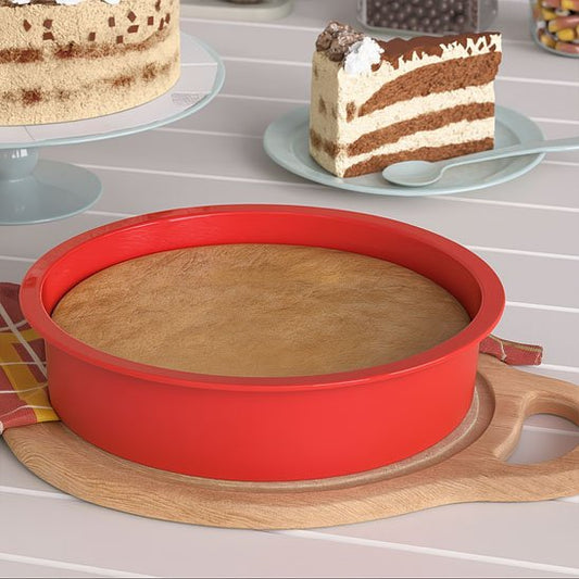 gâteau préparé avec Moules en silicone 