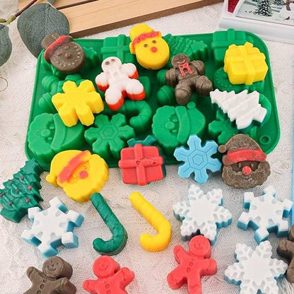 Gourmandises noël faites avec Moule à gateau en silicone