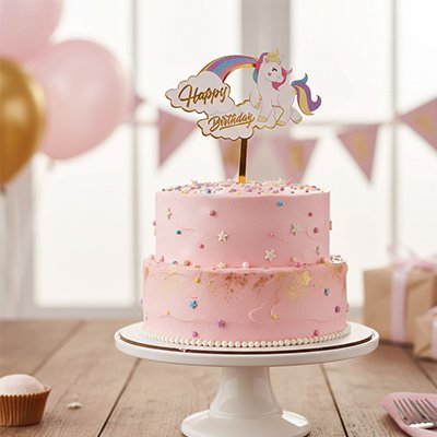 Licorne cheval pour Décoration gateau anniversaire 