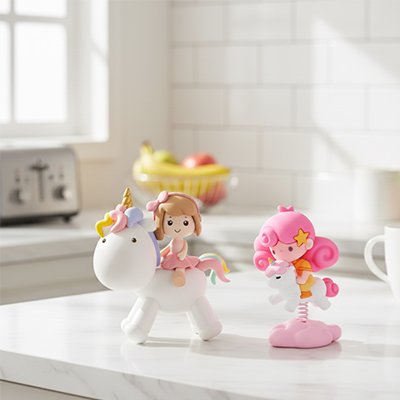  Motifs chevaux avec filles pour  Décoration gateau 