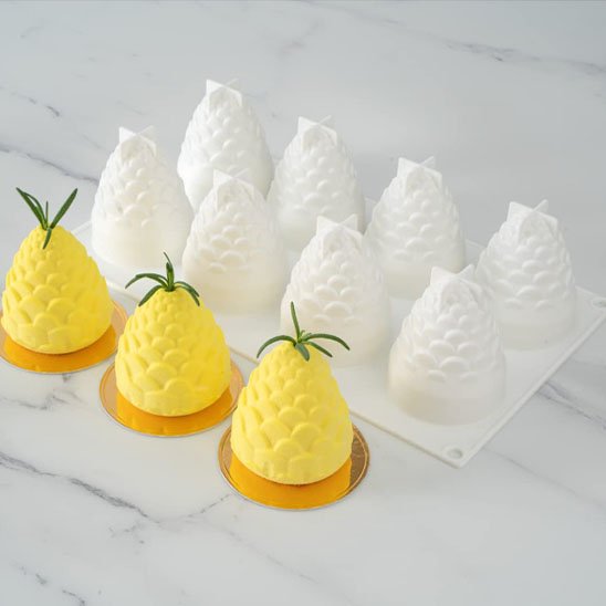 Moule à gateau en silicone  en forme ananas