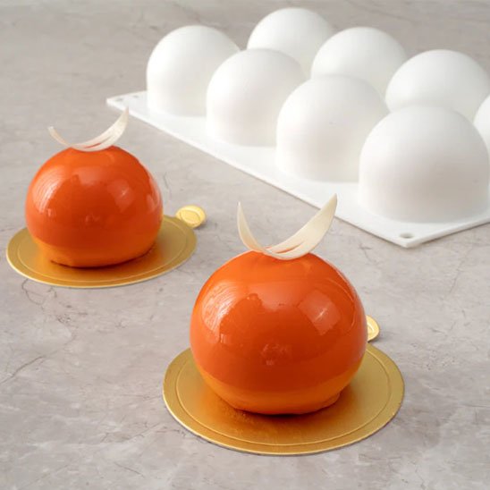 Moule à gateau en silicone en forme de citrouille