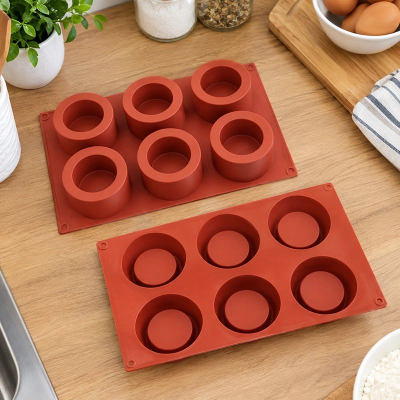 Moule en silicone présenté sur comptoir