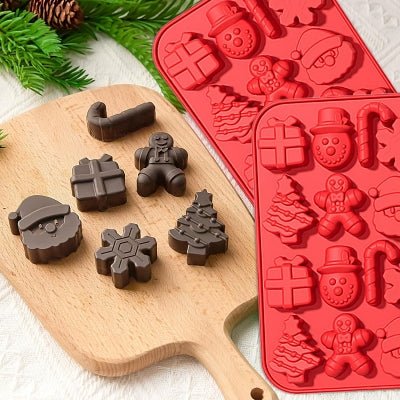 Moule silicone patisserie - ChocolateMolds™ - Rouge - Pâtisserie appétissante