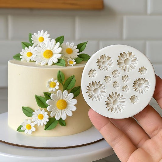 Moules en silicone​ avec de motifs floraux