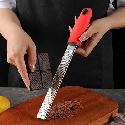 Outil de cuisine - ZesterGrater™ - Rouge - Pâtisserie appétissante