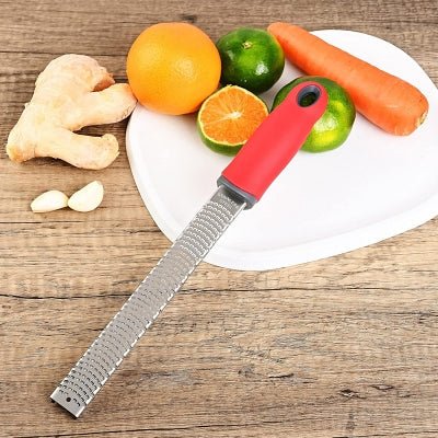 Outil de cuisine - ZesterGrater™ - Rouge - Pâtisserie appétissante