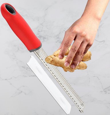 Outil de cuisine - ZesterGrater™ - Rouge - Pâtisserie appétissante