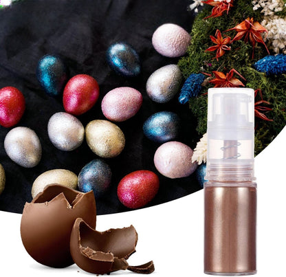 Paillettes alimentaires - ÉclatGourmet™ - Bronze - Pâtisserie appétissante