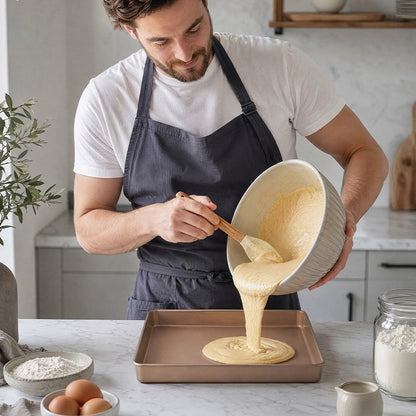   Plaque de cuisson four  remplie avec de pâtes 