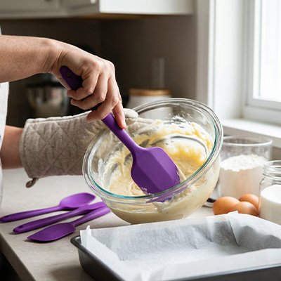  Préparation pâte avec patule Cuisine violette