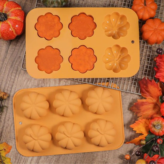  Présentation de  Moule à gateau avec de motifs de citrouille